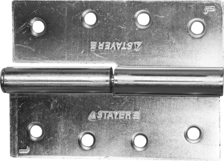 Петля дверная STAYER &quot;MASTER&quot; разъемная, цвет белый цинк, левая, 100мм 37613-100-1L купить в Челябинске