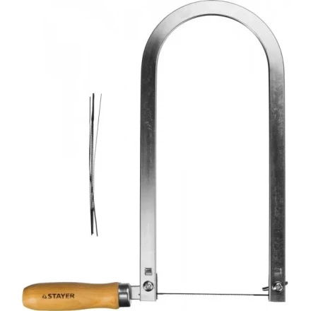 Лобзик STAYER &quot;MASTER&quot;, деревянная ручка, 130х250мм без полотен 1530-25_z01 купить в Челябинске