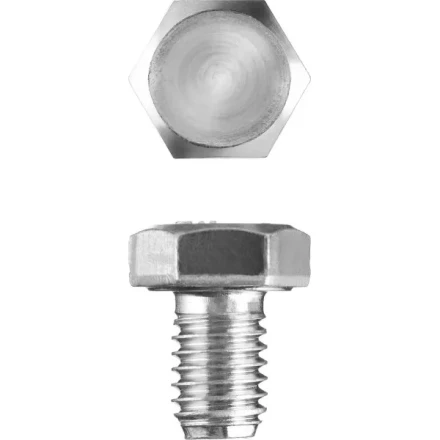 Болт ЗУБР &quot;МАСТЕР&quot; с шестигранной головкой, ГОСТ 7798-70, класс прочности 5.8, оцинкованный, M8x12мм, 5кг 303080-08-012 купить в Челябинске