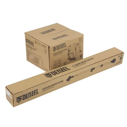 Триммер бензиновый DTL-33S, 33 см3, разъемная штанга, состоит из 2 частей Denzel 96262 купить в Челябинске