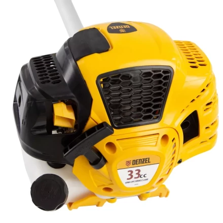Триммер бензиновый DTL-33S, 33 см3, разъемная штанга, состоит из 2 частей Denzel 96262 купить в Челябинске