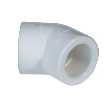 Уголок PP-R 45° 25мм белый (50/650) 45351 купить в Челябинске