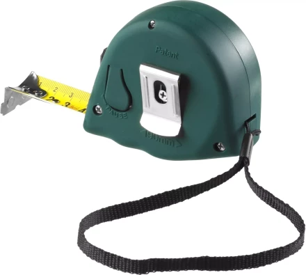 Рулетка KRAFTOOL GRAND, обрезиненный пластиковый корпус, 8м/25мм 34022-08-25 купить в Челябинске