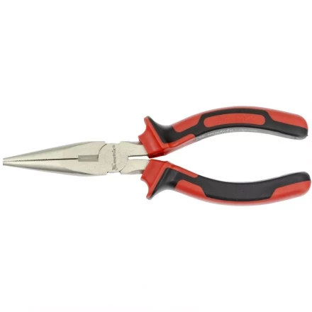 Длинногубцы NICKEL 160 мм прямые никелированные двухкомпонентные рукоятки MTX 171649 купить в Челябинске