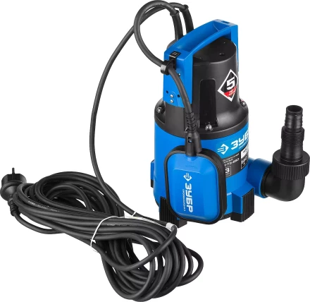Насос ЗУБР &quot;ПРОФЕССИОНАЛ&quot; Т3 погружной дренажный для чистой воды (d пропускаемых частиц до 5мм), 550Вт, пропускная способность 185л/мин, напор 8,5м НПЧ-Т3-550 купить в Челябинске