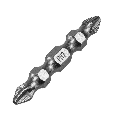 Бита двухсторонняя, PH2-PH2 х 45 мм, сталь S2, 10 шт. Denzel 11673 купить в Челябинске