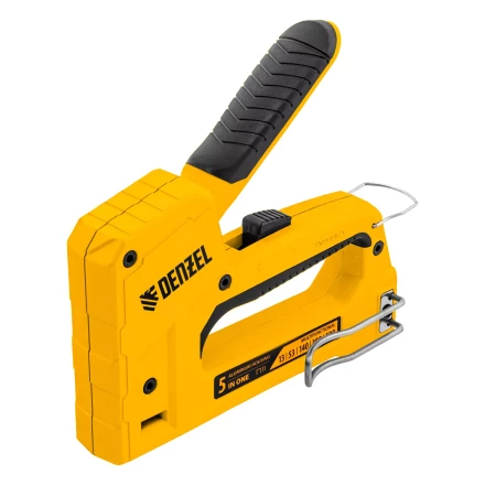 Степлер мебельный Denzel 40215, тип 53 и 13, 6-14мм, тип 140, 10-14мм, тип 300, 15мм, тип 500, 15мм купить в Челябинске