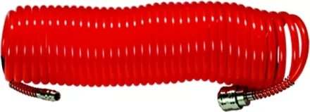 Шланг спиральный воздушный 5 м 18 бар с быстросъемными соединениями  MATRIX 57002 купить в Челябинске