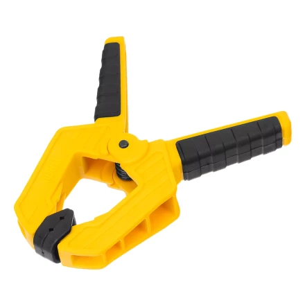 Струбцина клещеобразная Denzel, усиленная 50 х 35 мм, двухкомпонентные рукоятки, 20795 купить в Челябинске