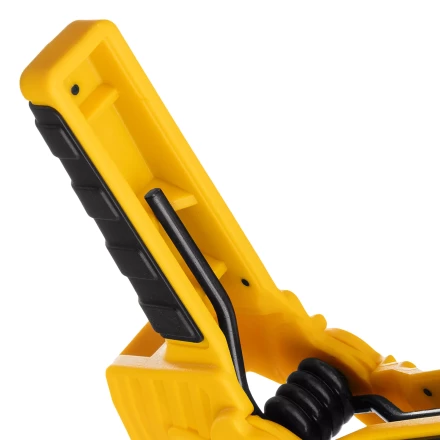 Струбцина клещеобразная Denzel, усиленная 50 х 35 мм, двухкомпонентные рукоятки, 20795 купить в Челябинске