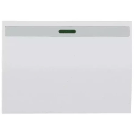 Выключатель СВЕТОЗАР &quot;ЭФФЕКТ&quot; одноклавишный, с эффектом свечения, без вставки и рамки, цвет белый, 10A/~250B SV-54431-W купить в Челябинске