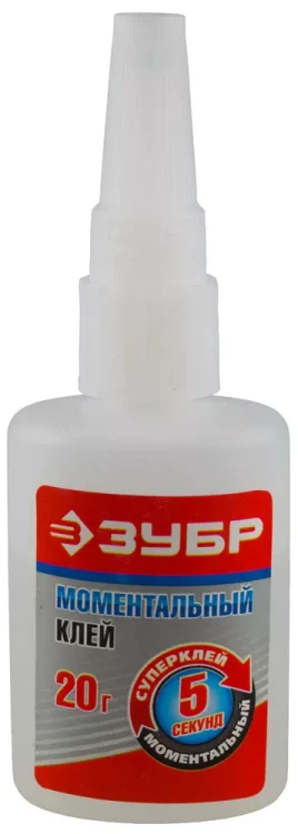 Клей ЗУБР моментальный, на блистере, 20 г 41906 купить в Челябинске
