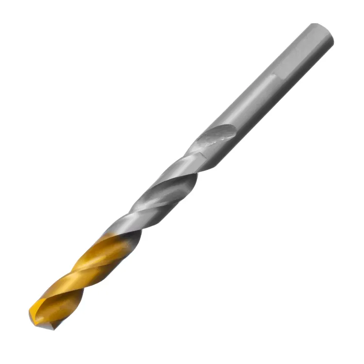 Сверло спиральное по металлу Denzel 8,5 x 117 мм, Р6М5, Golden Tip, 718240 купить в Челябинске