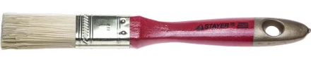 STAYER “KANEKARON-EURO”. Кисть плоская, искусственная щетина, деревянная ручка, 25мм 0106-025 купить в Челябинске