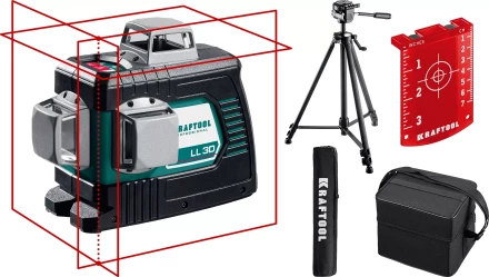 Нивелиры лазерные LL-3D, 360 град, 20/70м, IP54 34640-3 купить в Челябинске