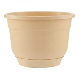 Горшок Флокс с поддоном бежевый 2,5 л PALISAD 69227