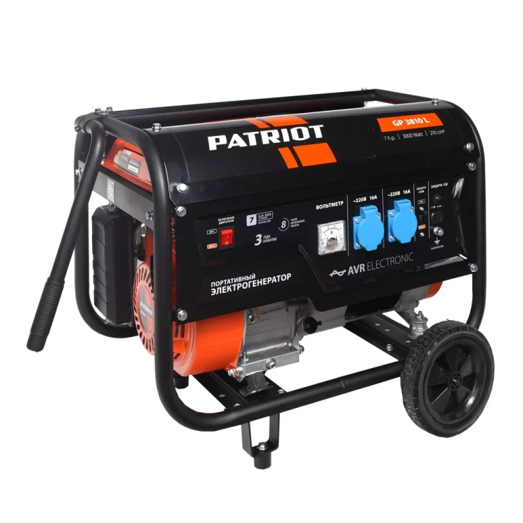 Генератор бензиновый PATRIOT GP 3810 L купить в Челябинске