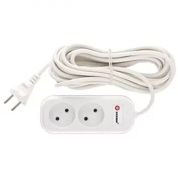 Удлинитель бытовой серия EU, без заземления, 7м, 2 роз., 6А Stern 95723 купить в Челябинске