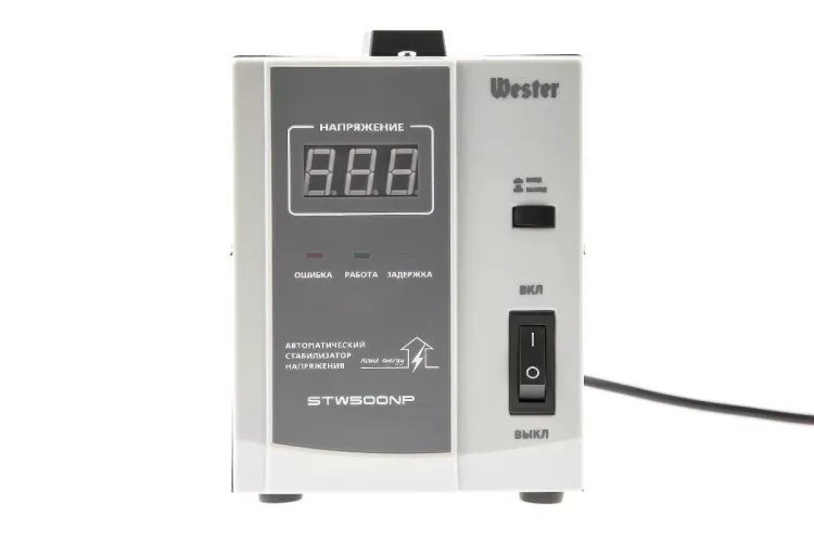 Стабилизатор напряжения WESTER STW500NP купить в Челябинске