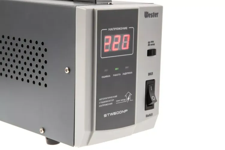 Стабилизатор напряжения WESTER STW500NP купить в Челябинске