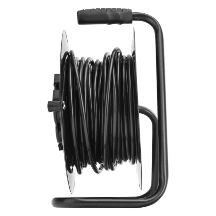 Удлинитель силовой Сибртех 20 м, 16А, тип УХз16, ПВС 3 x 2.5 мм, на стальной катушке, 4 розетки  95872 купить в Челябинске