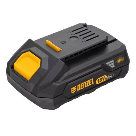 Дрель-шуруповерт аккумуляторная, бесщет.  Denzel 26141 BLDL-18-0 Li-Ion, 18 В купить в Челябинске