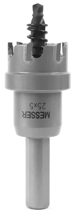ТСТ коронка MESSER 25X5 с центрирующим сверлом и толкающей пружиной купить в Челябинске