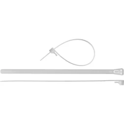 Хомуты нейлоновые ЗУБР "МАСТЕР" многоразовые, 7,5 мм x 200 мм, 100 шт 309240-75-200