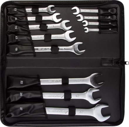 Набор STAYER &quot;PROFESSIONAL&quot;: Ключи комбинированные, 6-27мм, 12шт 2-271257-H12 купить в Челябинске