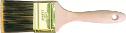 Кисть плоская Golden 2.5" искусственная щетина деревянная ручка / Matrix 83224