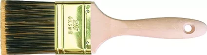Кисть плоская Golden 2.5" искусственная щетина деревянная ручка / Matrix 83224 купить в Челябинске