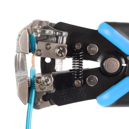 Автоматический многофункциональный стриппер КВТ WS-19 для снятия изоляции с проводов 0.05–10 мм (89424) купить в Челябинске