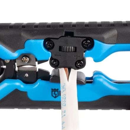 Автоматический многофункциональный стриппер КВТ WS-19 для снятия изоляции с проводов 0.05–10 мм (89424) купить в Челябинске