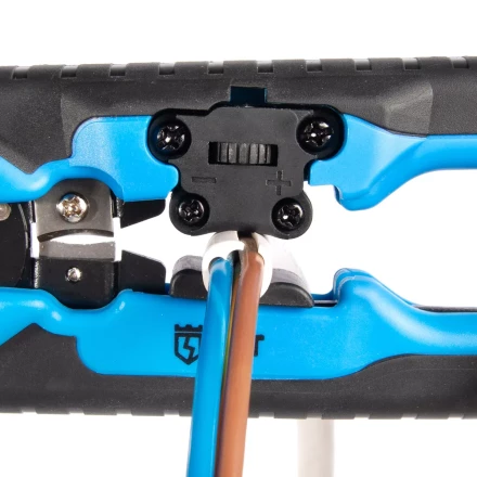 Автоматический многофункциональный стриппер КВТ WS-19 для снятия изоляции с проводов 0.05–10 мм (89424) купить в Челябинске