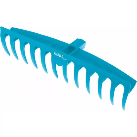 Грабли пластиковые 400 мм 12 плоских зубьев усиленные Palisad 61732 купить в Челябинске