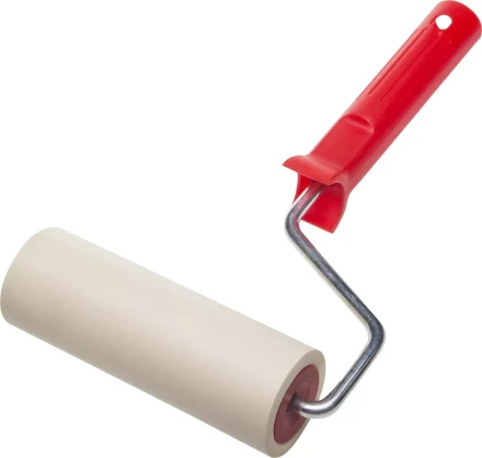 Валик прижимной ЗУБР &quot;ЭКСПЕРТ&quot; в сборе, резиновый, бюгель 8мм, 48x140мм 03922-14 купить в Челябинске