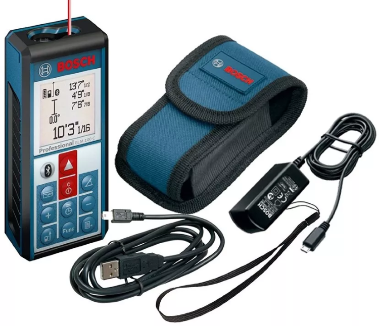 Дальномер лазерный BOSCH GLM 100 C Prof (0.601.072.700) купить в Челябинске