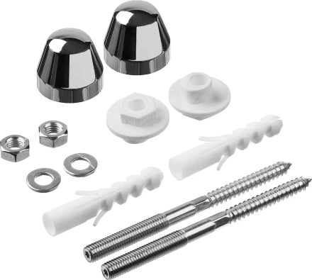 ЗУБР 14 мм, хром, набор для крепления раковин и писсуаров, Профессионал (44221) купить в Челябинске