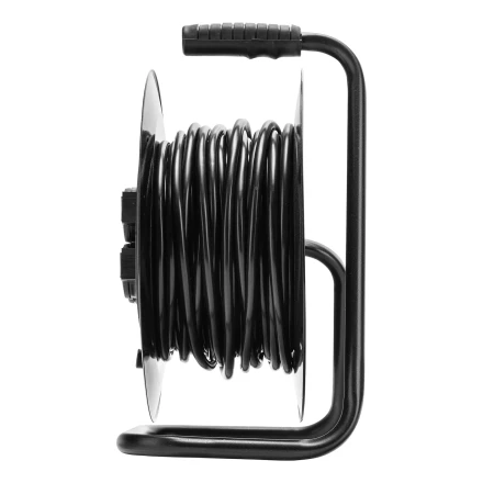 Удлинитель силовой 20 м, 16А, тип УХз16, КГ 3 x 2.5 мм, на стальной катушке, 4 розетки Сибртех 95878 купить в Челябинске