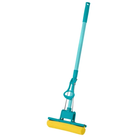 Швабра отжимная Palisad, 110 см, губка PVA 26х5,5х6 см, телескопическая рукоятка, бирюзовая, Home 935165 купить в Челябинске
