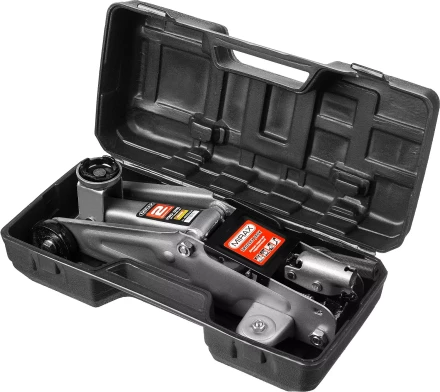 Домкрат гидравлический подкатной, 2т, 130-315мм, в кейсе, MIRAX 43252-2-K 43252-2-K купить в Челябинске