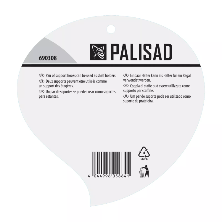 Кронштейн для крепления подвесных корзин, настенный Palisad 690308 купить в Челябинске