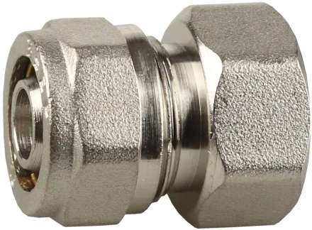 Соединитель ЗУБР с внутренней резьбой, цанга-гайка, 1/2&quot;х16х2,0 мм, никель 51402-16-1/2 купить в Челябинске