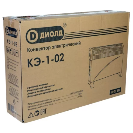 Конвектор электрический Диолд КЭ-1-02 купить в Челябинске