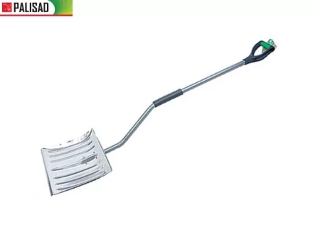 Лопата снеговая 465 х 340 мм метал. изогн. обрез черенок алюм. ковш  PALISAD 61573 купить в Челябинске