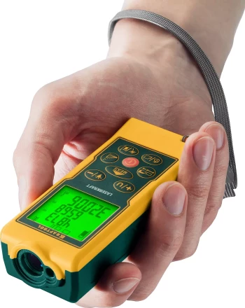 Дальномер лазерный LASER-KRAFT, дальность 5см - 70м, точность 1,5мм, KRAFTOOL 34760 34760_z01 купить в Челябинске