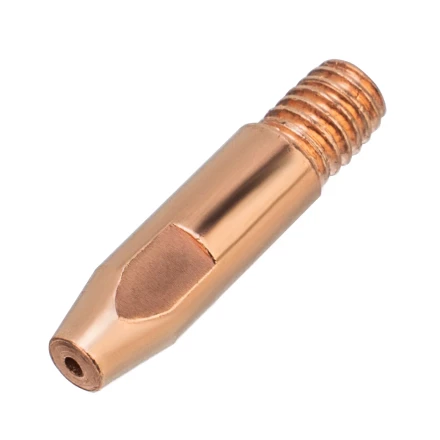 Токосъемный наконечник под проволоку 1,2 мм, М6х28, E-CU, 20 шт для MIG горелки тип 24 Denzel 93648 купить в Челябинске