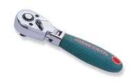 Трещотка короткая с шарниром 36 зубцов 1/4"DR 125мм R4202 Jonnesway 48439