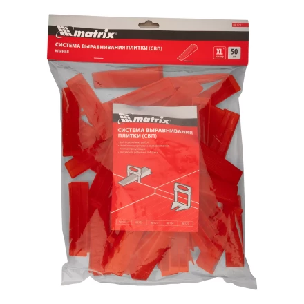 Клин для системы выравнивания плитки СВП Ворота XL, 50 шт. в пакете Matrix 88123 купить в Челябинске