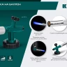 KG-1000 цельнометаллическая газовая горелка с пъезоподжигом, на баллон с цанговым соединением, 1450°C 55514 купить в Челябинске